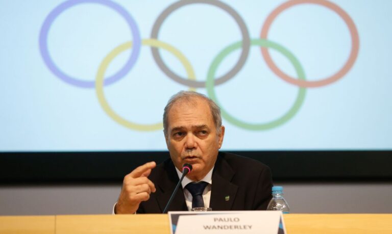 O presidente do Comitê Olímpico do Brasil (COB), Paulo Wanderley