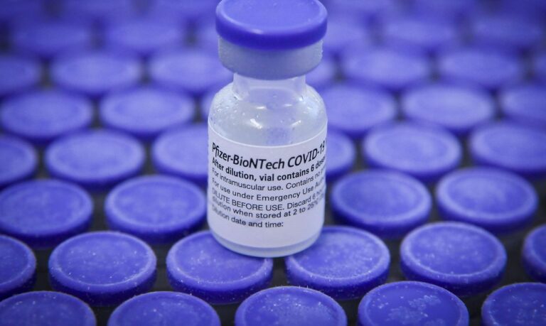 Novas doses da vacina Pfizer