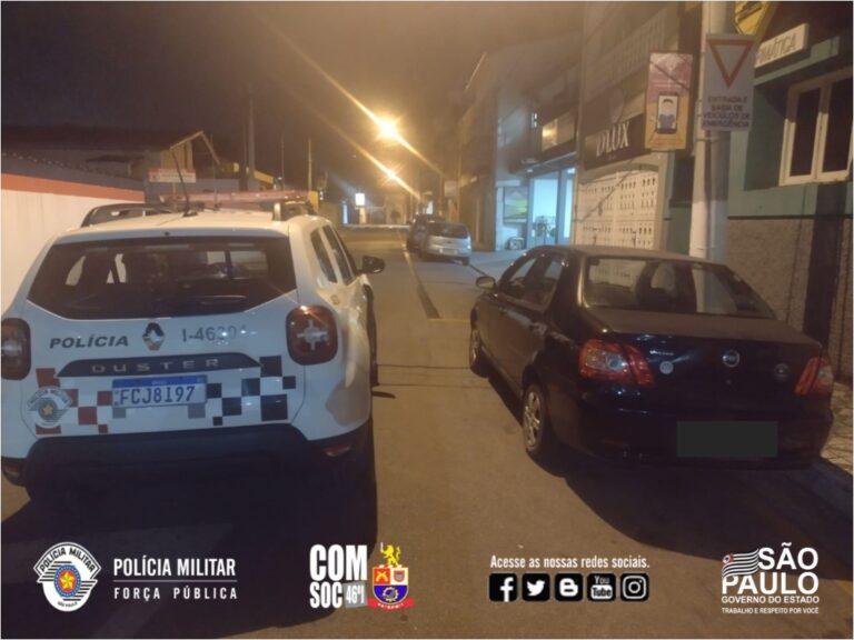 Família é alvo de bandidos em roubo de carro em Caçapava