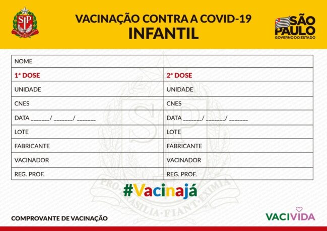 vacinação infantil contra a covid-19