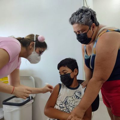 Taubaté segue com a vacinação contra a covi-19 para as crianças nesta quarta-feira (9)