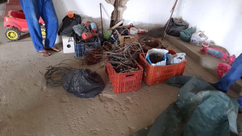 Ubatuba Polícia apreende 134 quilos de cabos de cobre roubados
