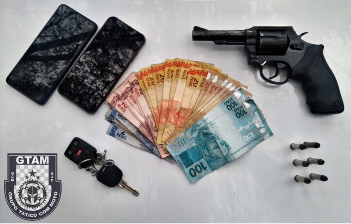 Criminosos são presos em flagrante por roubo a mão armada em São José dos Campos