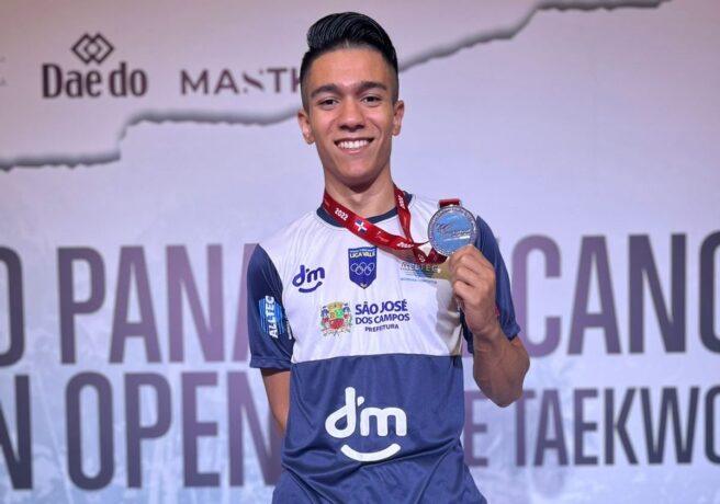 No torneio Dominican Open, o destaque foi Alex Arruda, segundo colocado na modalidade poomsae