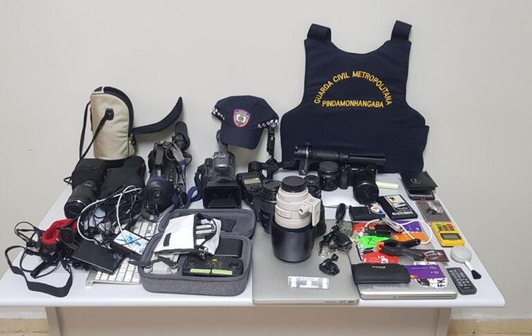 Vítima de furto aciona Guarda Civil em Pindamonhangaba e recupera equipamentos