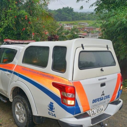 Defesa Civil alerta para chuvas de mais de 100 milímetros em Caraguatatuba nesta terça-feira (20)