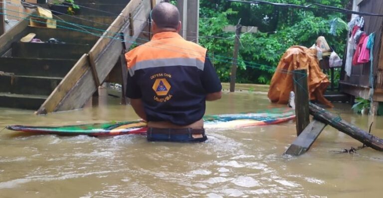 Prefeitura de Ubatuba alerta sobre os riscos de inundação e alagamento