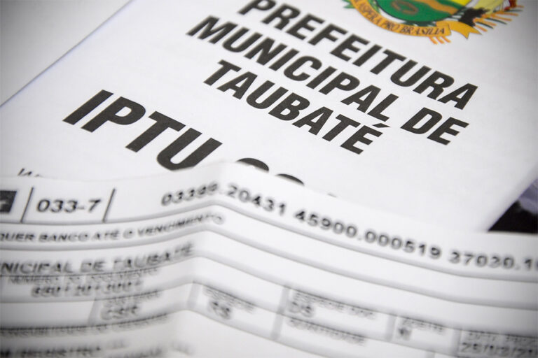 Sem revisão da planta genérica, Taubaté terá reajuste de 6,46% no IPTU em 2023